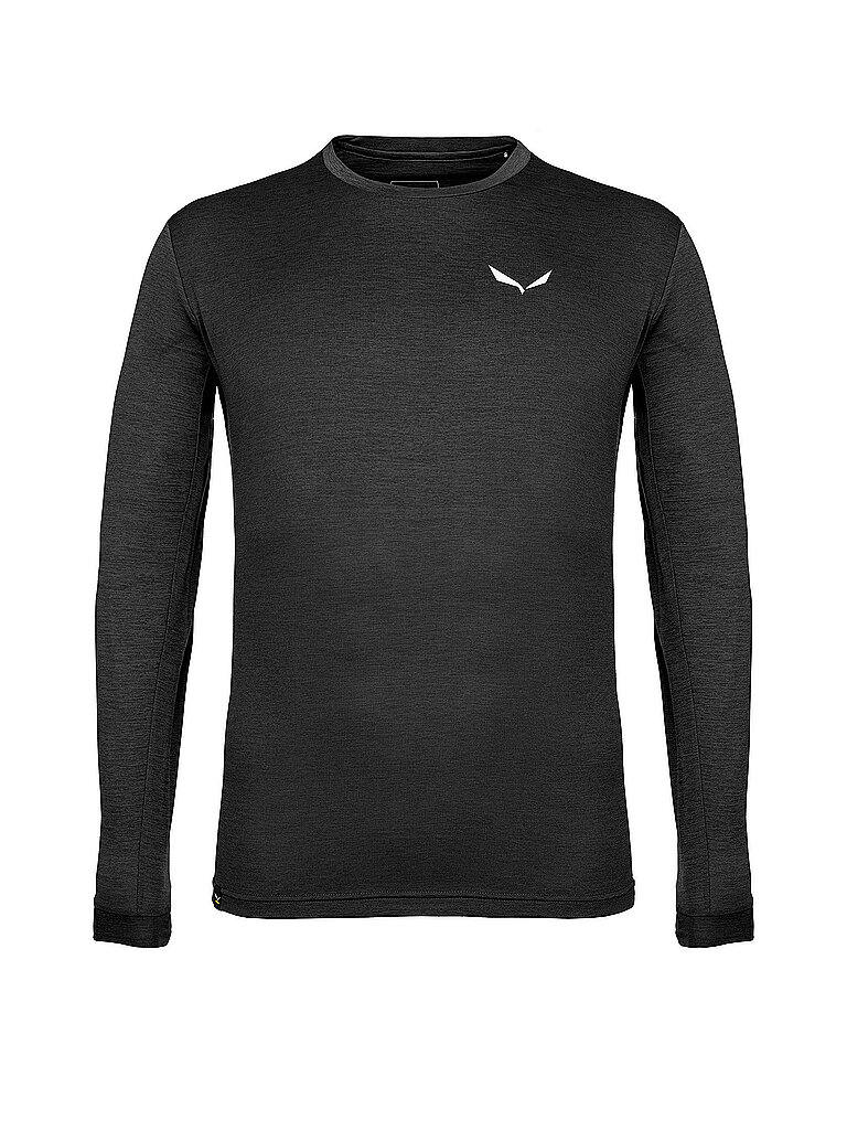 Salewa SALEWA Herren Funktionsshirt Puez Melange Dry’Ton schwarz | S, schwarz
