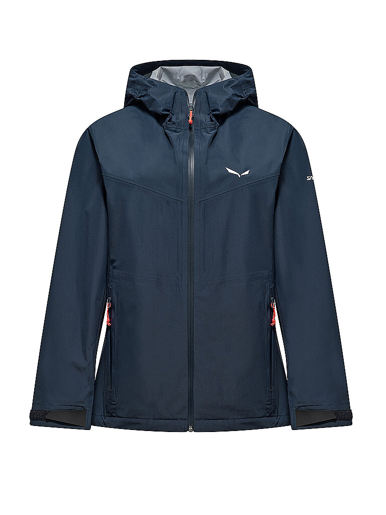 Salewa SALEWA Damen Wanderjacke Puez Aqua 4 2.5L Powertex Hoodie dunkelblau | 34, dunkelblau