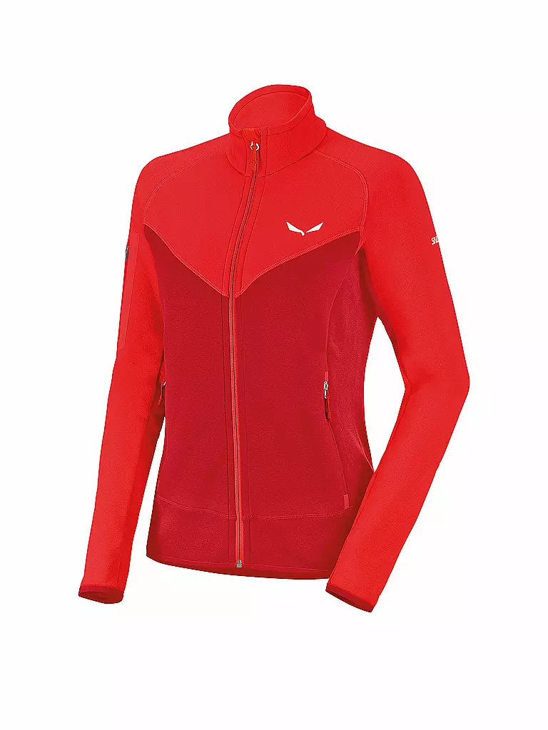 SALEWA | Damen Fleecejacke Ortles PTC | rot