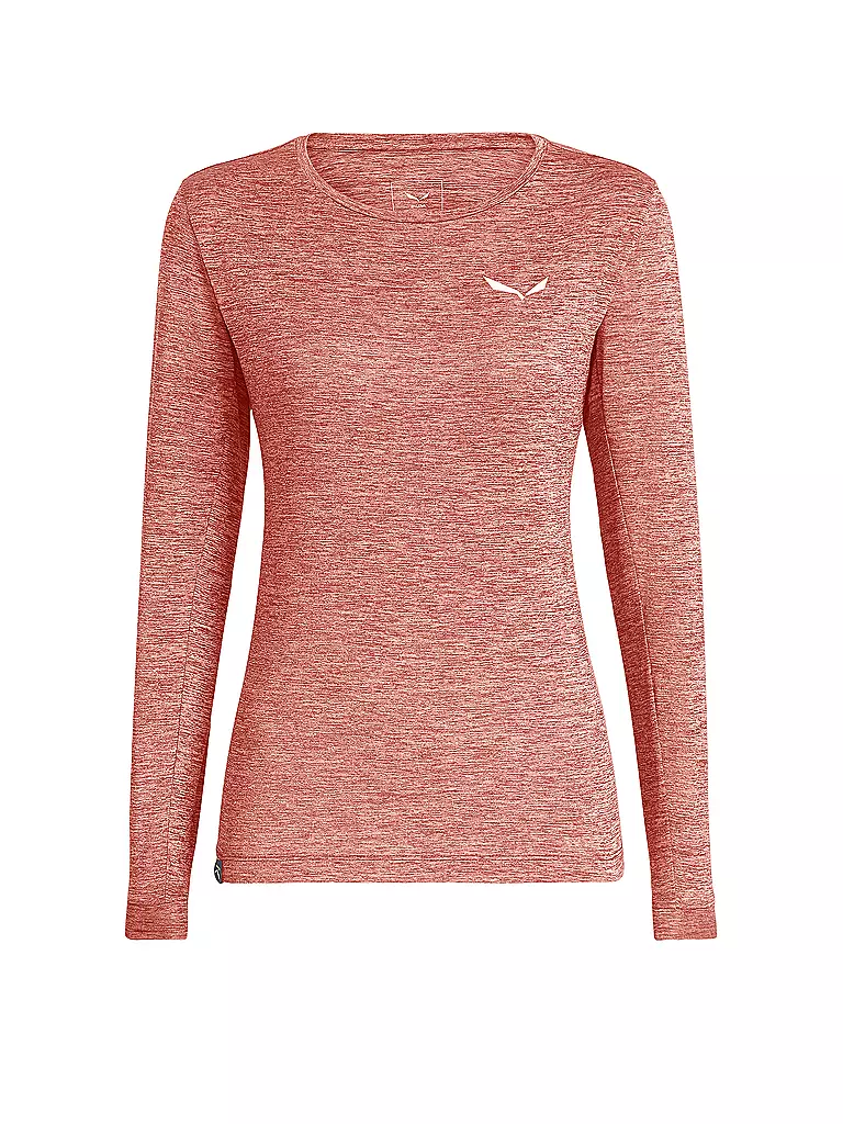 SALEWA | Damen Funktionsshirt Puez Melange Dry'Ton | rot