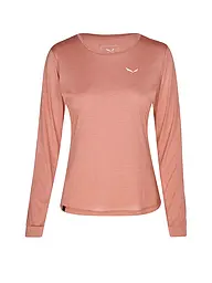 SALEWA | Damen Funktionsshirt Puez Melange Dry'Ton | rot