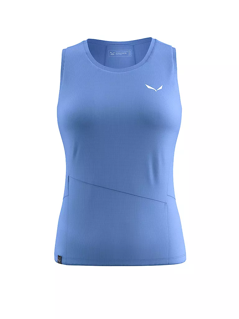 SALEWA | Damen Funktionstank Puez Sporty Dry'Ton | hellblau