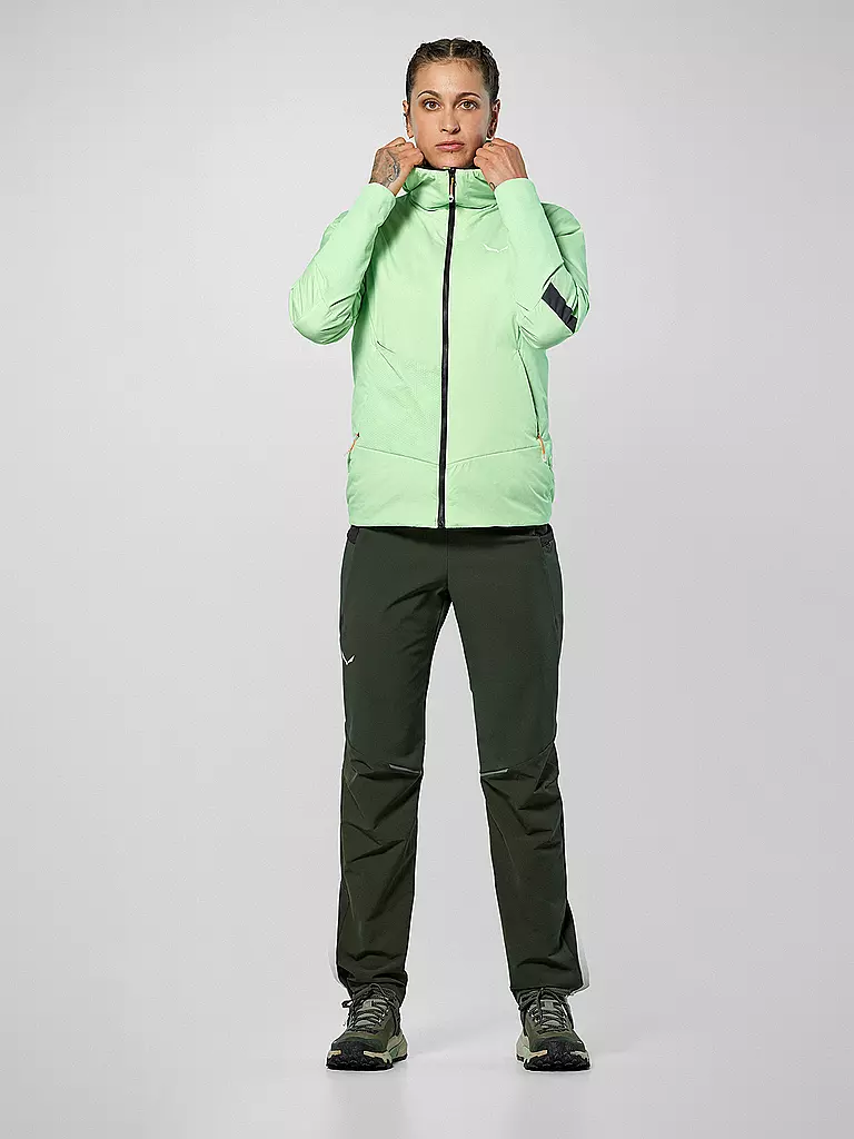 SALEWA | Damen Hybridjacke Pedroc TQ Air Hoodie | hellgrün