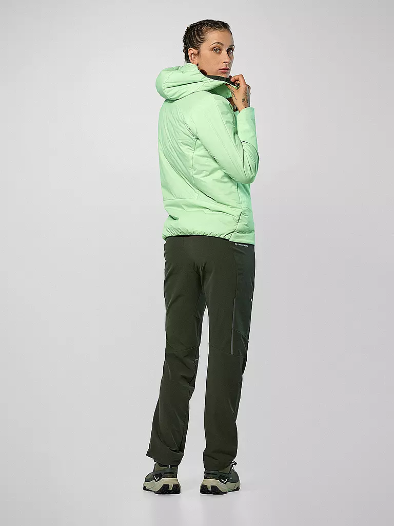 SALEWA | Damen Hybridjacke Pedroc TQ Air Hoodie | hellgrün