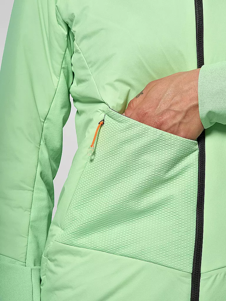 SALEWA | Damen Hybridjacke Pedroc TQ Air Hoodie | hellgrün