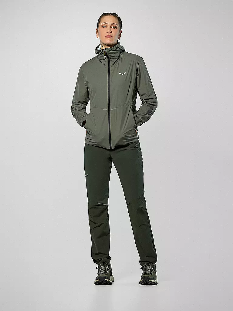 SALEWA | Damen Jacke Pedroc Wind Hoodie | olive