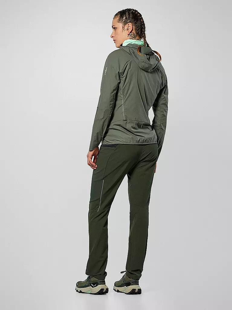 SALEWA | Damen Jacke Pedroc Wind Hoodie | olive
