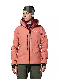 SALEWA | Damen Tourenjacke Sella 3L PTX Hoodie | koralle