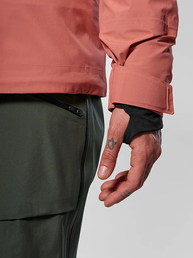 SALEWA | Damen Tourenjacke Sella 3L PTX Hoodie | koralle
