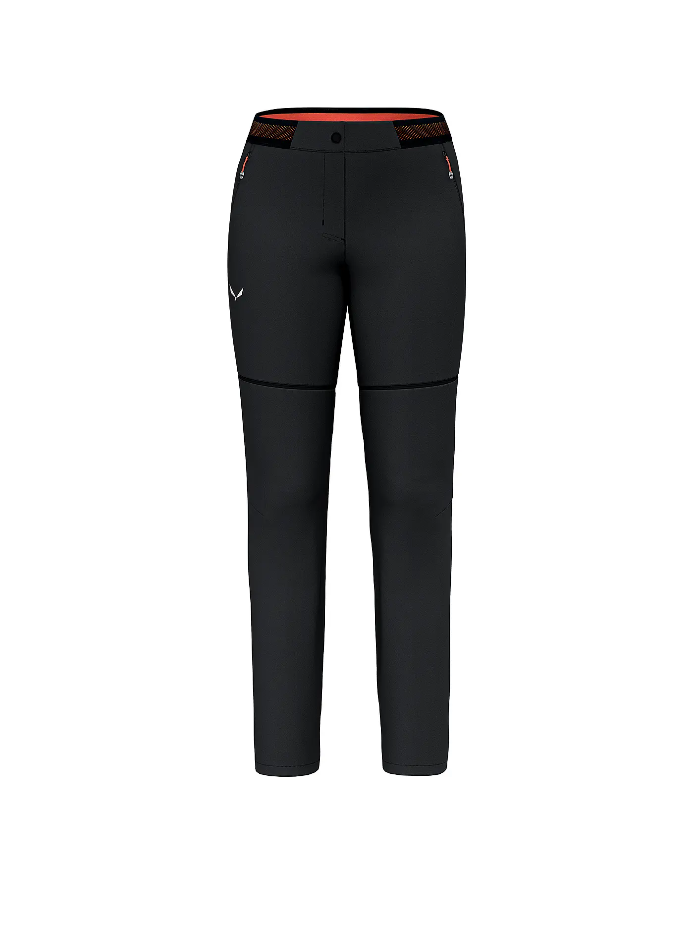 SALEWA | Damen Wanderhose Pedroc 2 Durastretch 2 in 1 ZipOff | schwarz