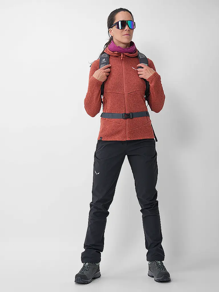 SALEWA | Damen Wanderhose Puez Dolomitic 2 Durastretch Lang | Schwarz