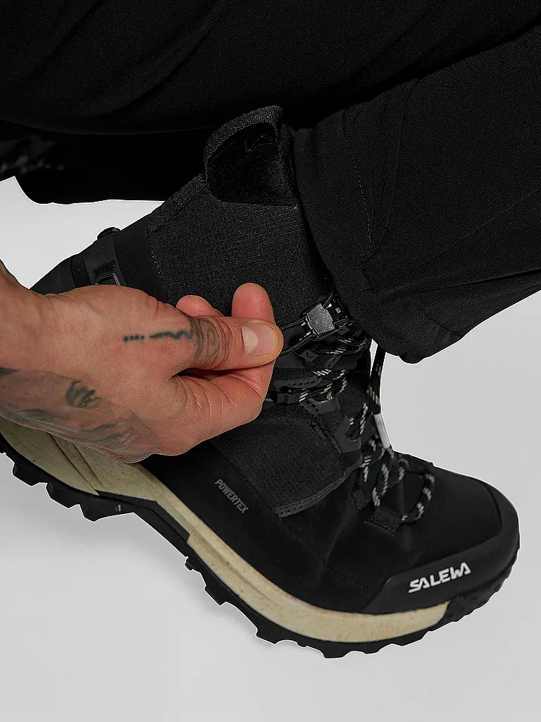 SALEWA | Damen Wanderhose Puez Dolomitic 2 Durastretch Regular | schwarz