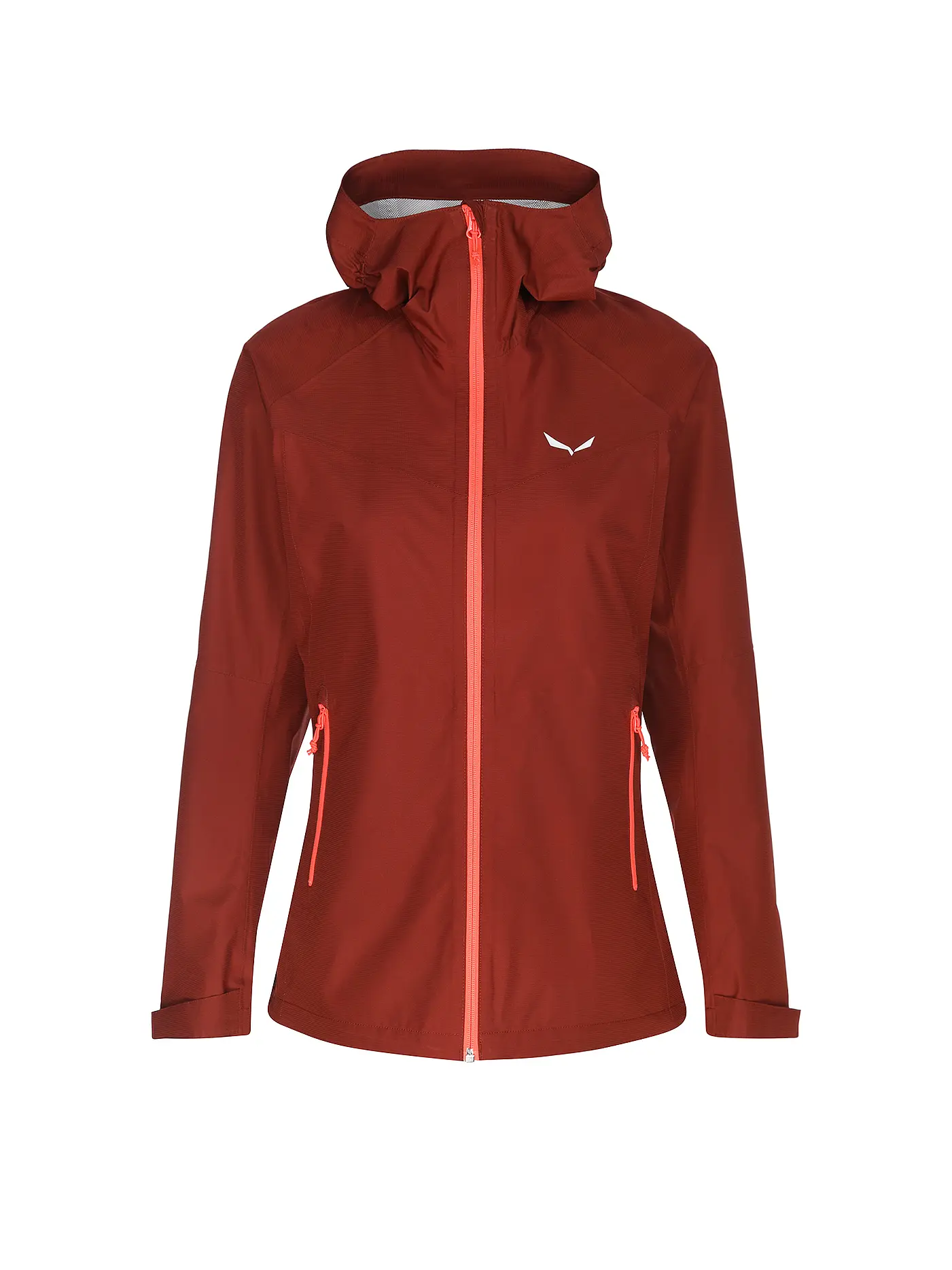 SALEWA | Damen Wanderjacke Puez Aqua Powertex Hoodie | dunkelrot