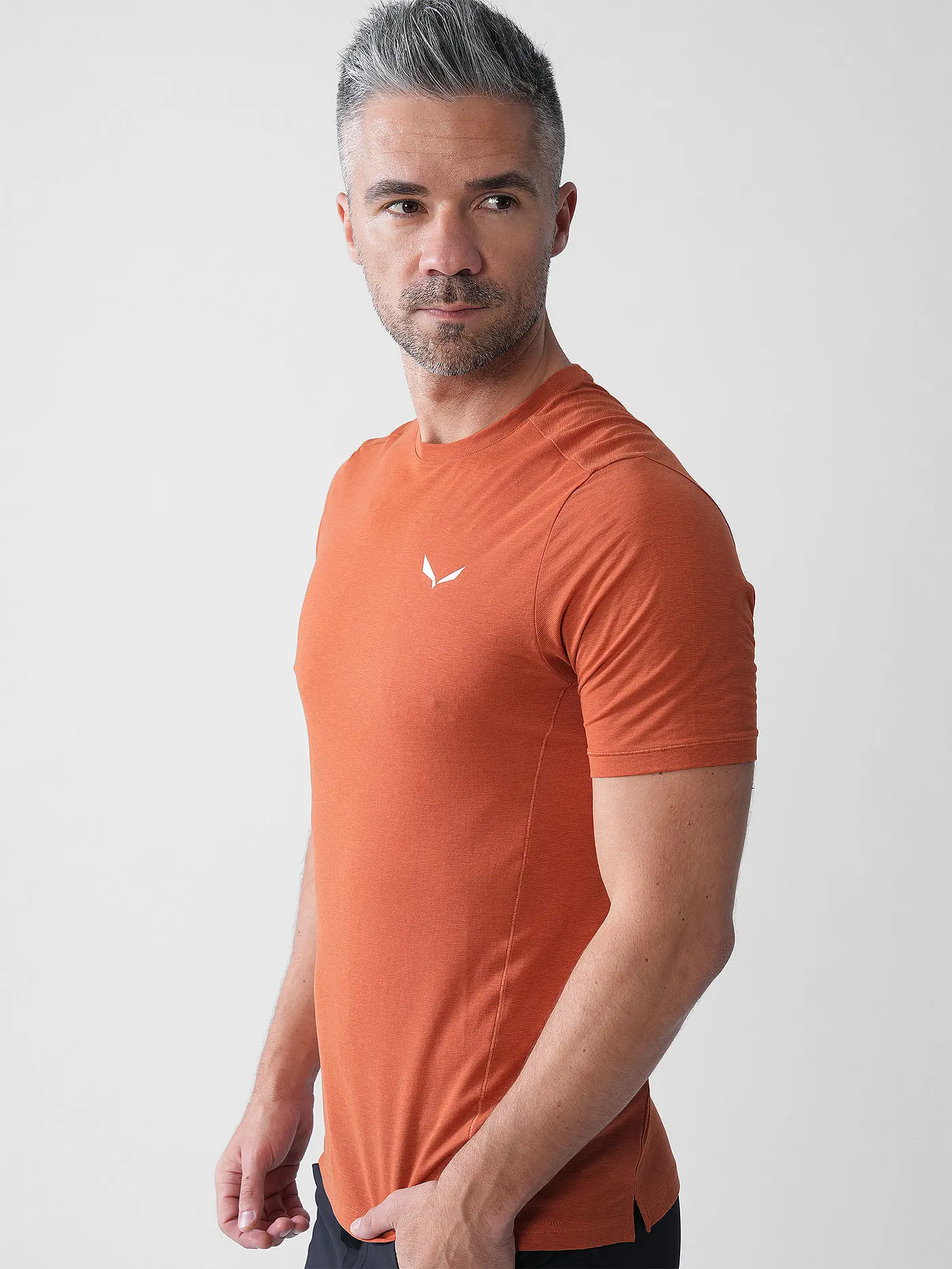 SALEWA | Herren Funktionsshirt      Herren     Baselayers & T-Shirts     T-Shirts Puez Melange Dry'Ton | orange