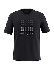SALEWA | Herren Funktionsshirt Eagle Dotted Merino | schwarz