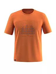 SALEWA | Herren Funktionsshirt Eagle Dotted Merino | orange