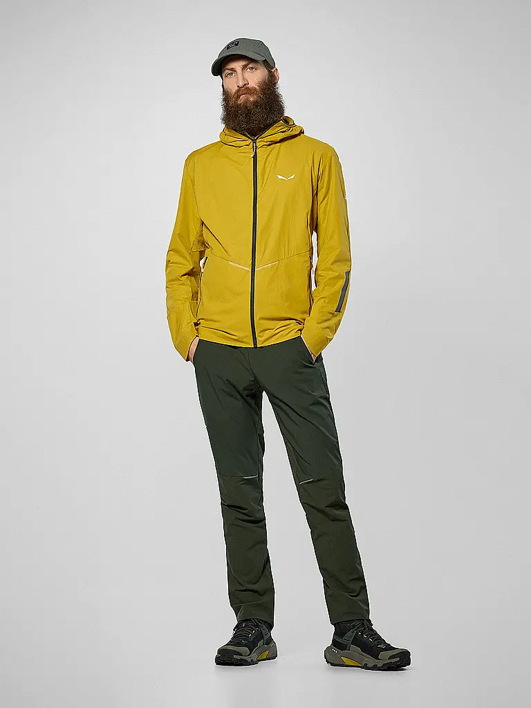 SALEWA | Herren Jacke Pedroc Wind Hoodie | gold
