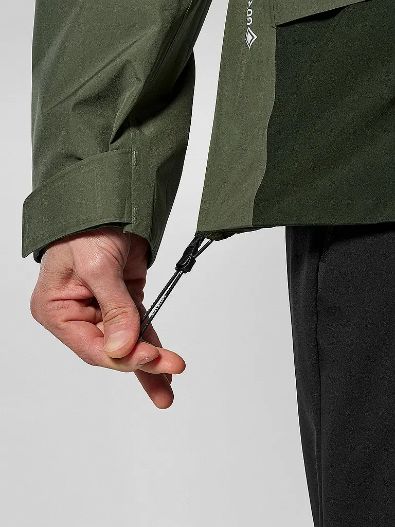SALEWA | Herren Wanderjacke Puez 2L Gore-Tex® Hoodie | olive