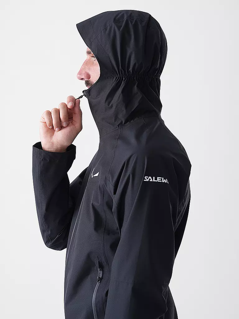 SALEWA | Herren Wanderjacke Puez Aqua 3 Powertex | schwarz