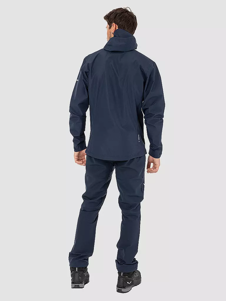 SALEWA | Herren Wanderjacke Puez Aqua 4 2.5L Powertex Hoodie | dunkelblau