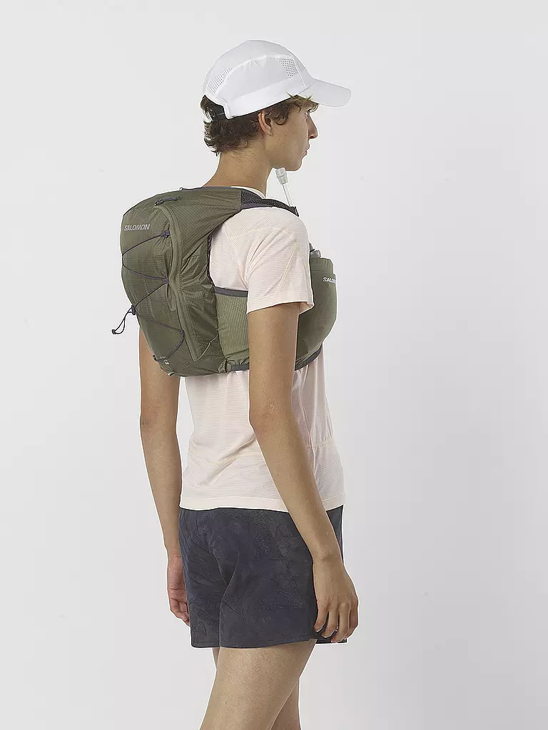 SALOMON | Damen Laufweste Active Skin 8 mit Flasks | grün