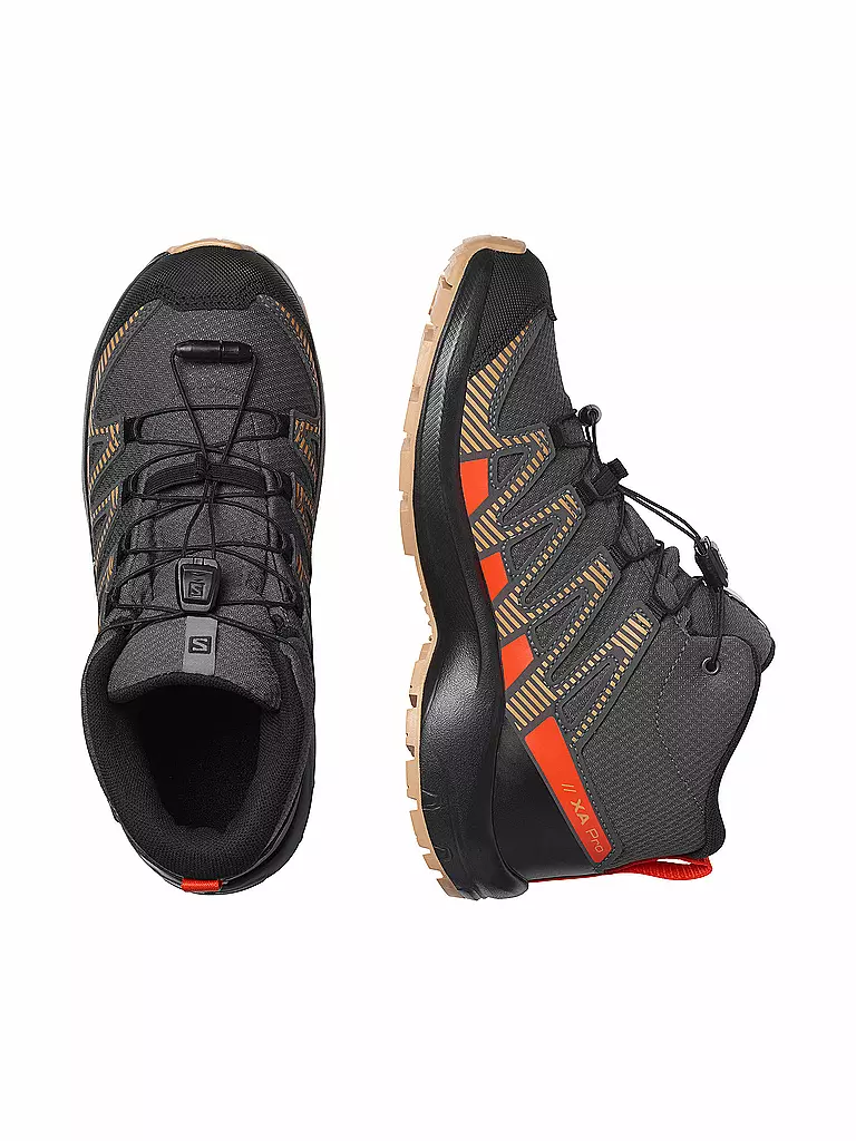 SALOMON | Kinder Wanderschuhe XA Pro V8 Mid CSWP | grau