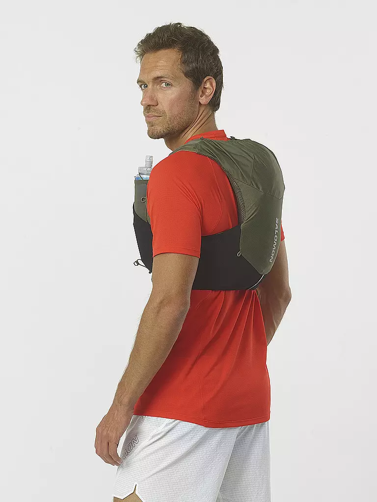 SALOMON | Laufweste mit Flasks Adv Skin 5L | olive