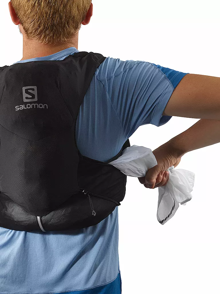 SALOMON | Laufweste mit Flasks Adv Skin 5L | schwarz