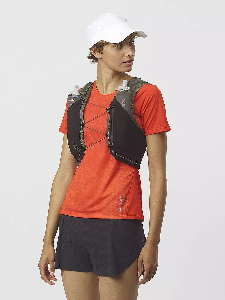 SALOMON | Laufweste mit Flasks Adv Skin 5L | olive