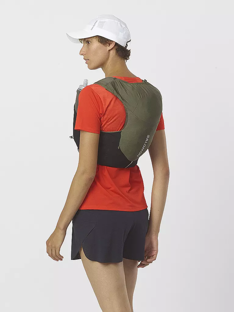 SALOMON | Laufweste mit Flasks Adv Skin 5L | olive