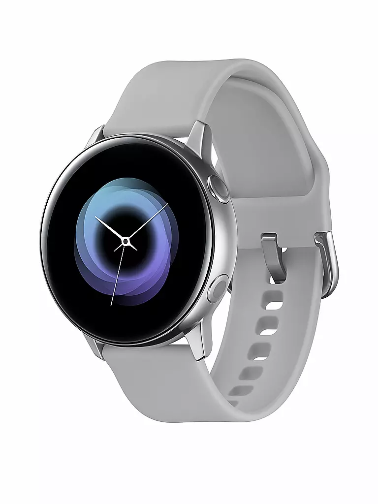 SAMSUNG | Smartwatch Galaxy Watch Active inkl. Wireless Battery Pack | silber