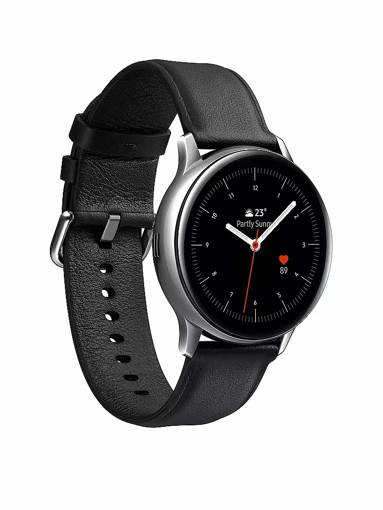 SAMSUNG | Smartwatch Galaxy Watch Active2 LTE Edelstahl 40mm | schwarz