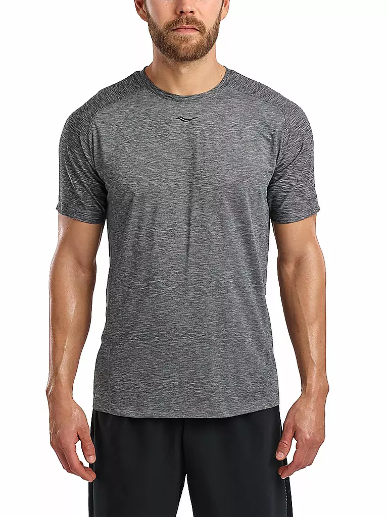 SAUCONY | Herren Laufshirt Breakthru | grau