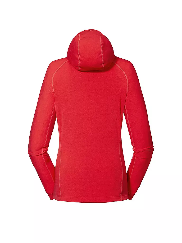 SCHÖFFEL | Damen Fleece Hoodie Ramezza L | rot