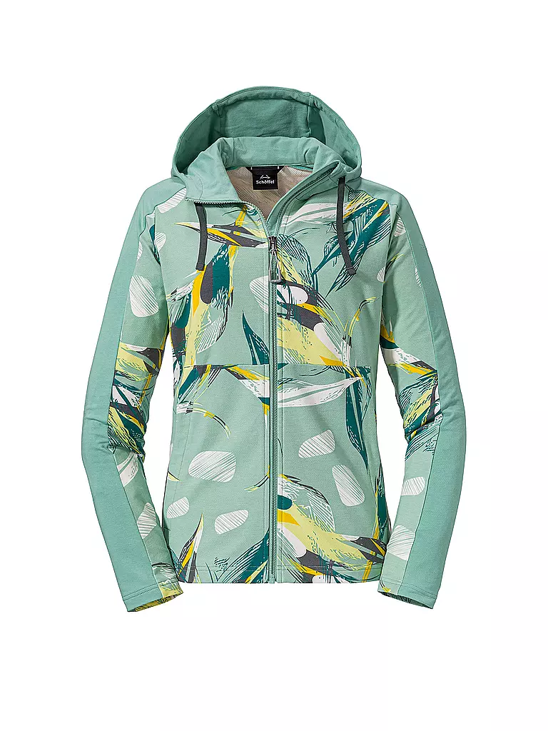 SCHÖFFEL | Damen Fleece Hoody Locarno L | mint