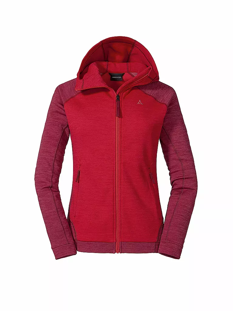 SCHÖFFEL | Damen Fleecejacke Cambrai Hoody | rot