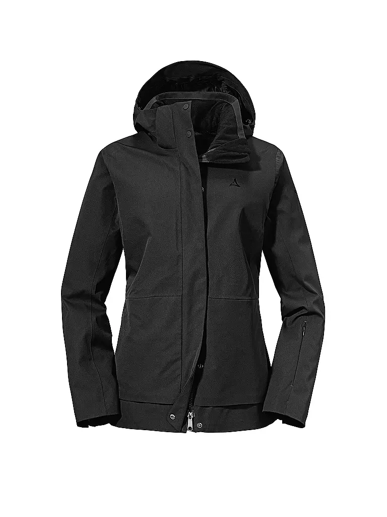 SCHÖFFEL | Damen Parka ZipIn! Jacket Toledo L | schwarz