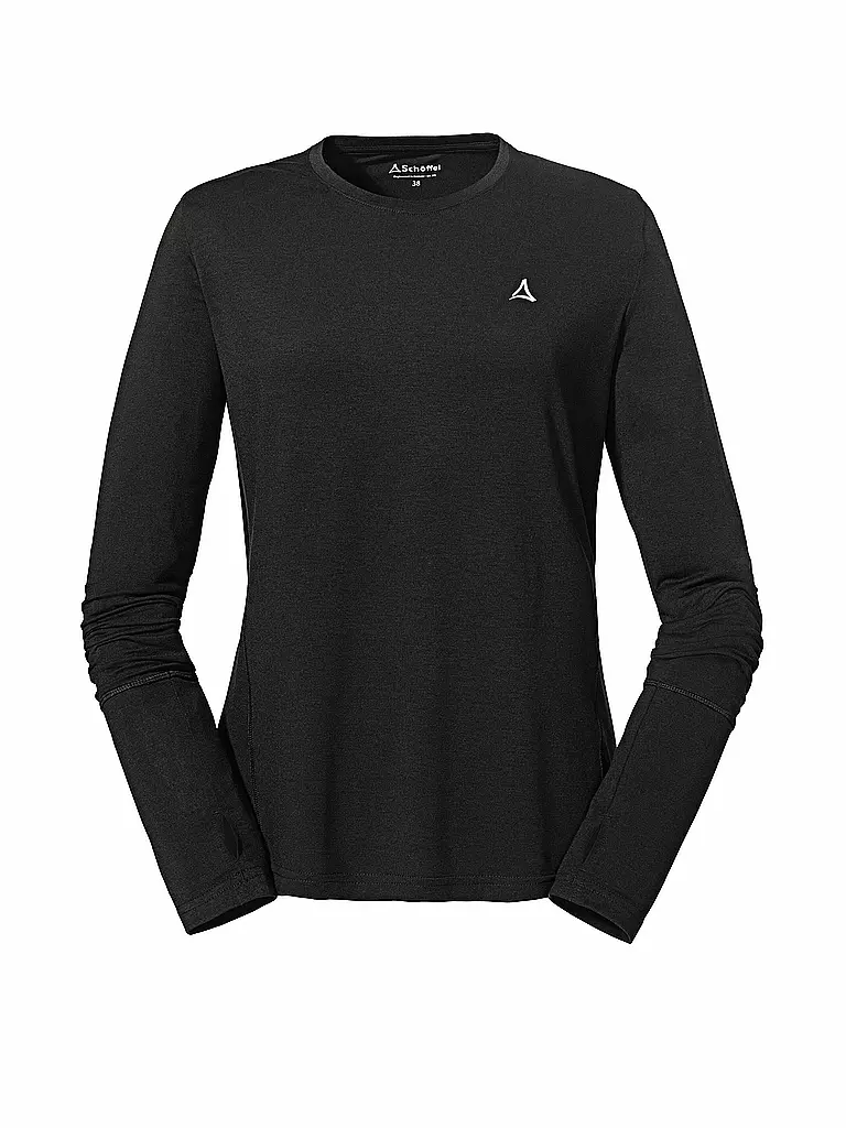 SCHÖFFEL | Damen Shirt Longsleeve Sandegg L | schwarz