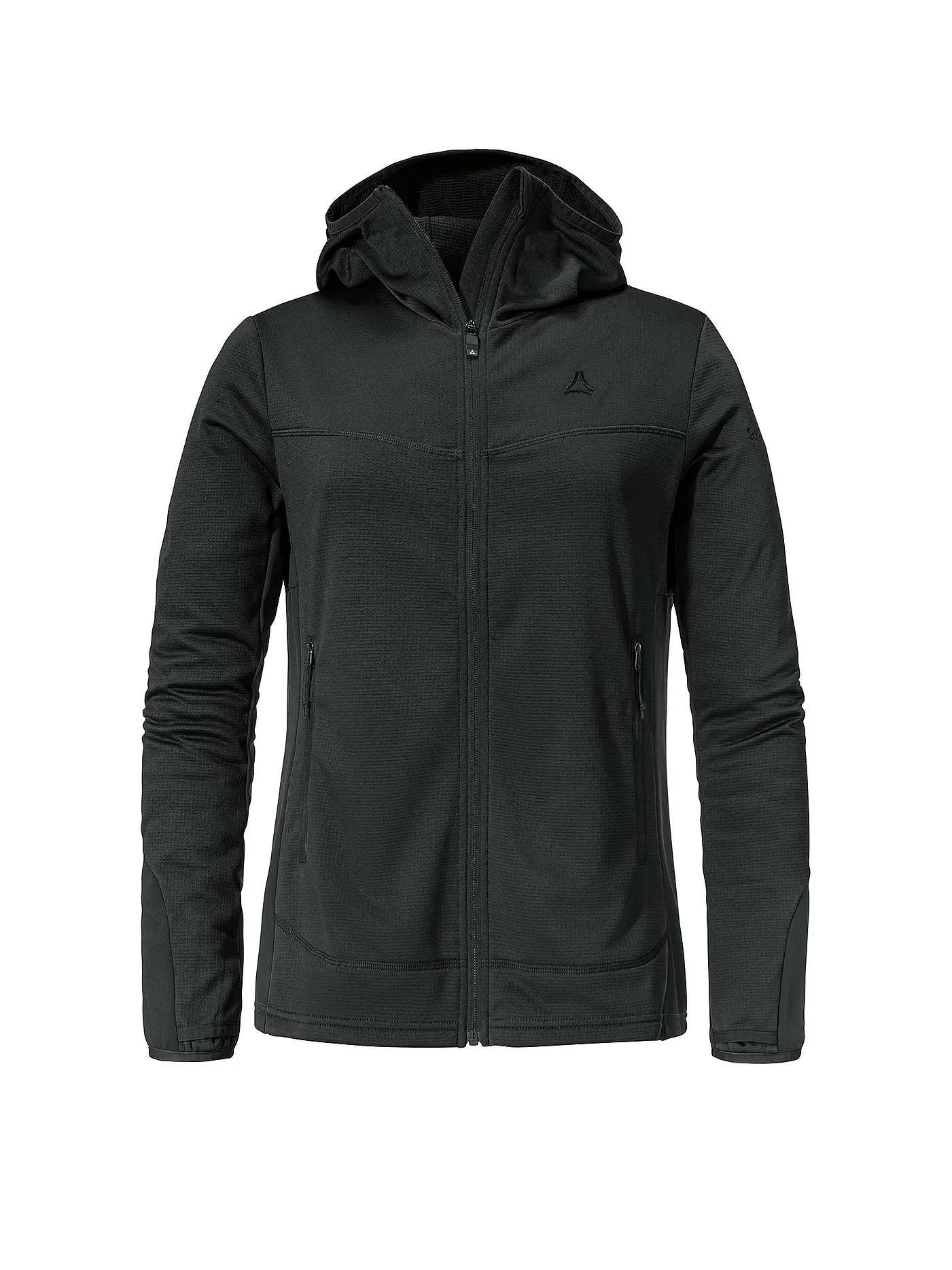 SCHÖFFEL | Damen Touren Fleecejacke Milagle Hoodie | schwarz