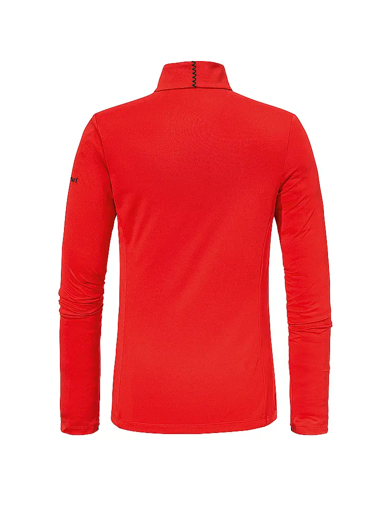 SCHÖFFEL | Damen Unterzieh Zipshirt Style Pine | rot