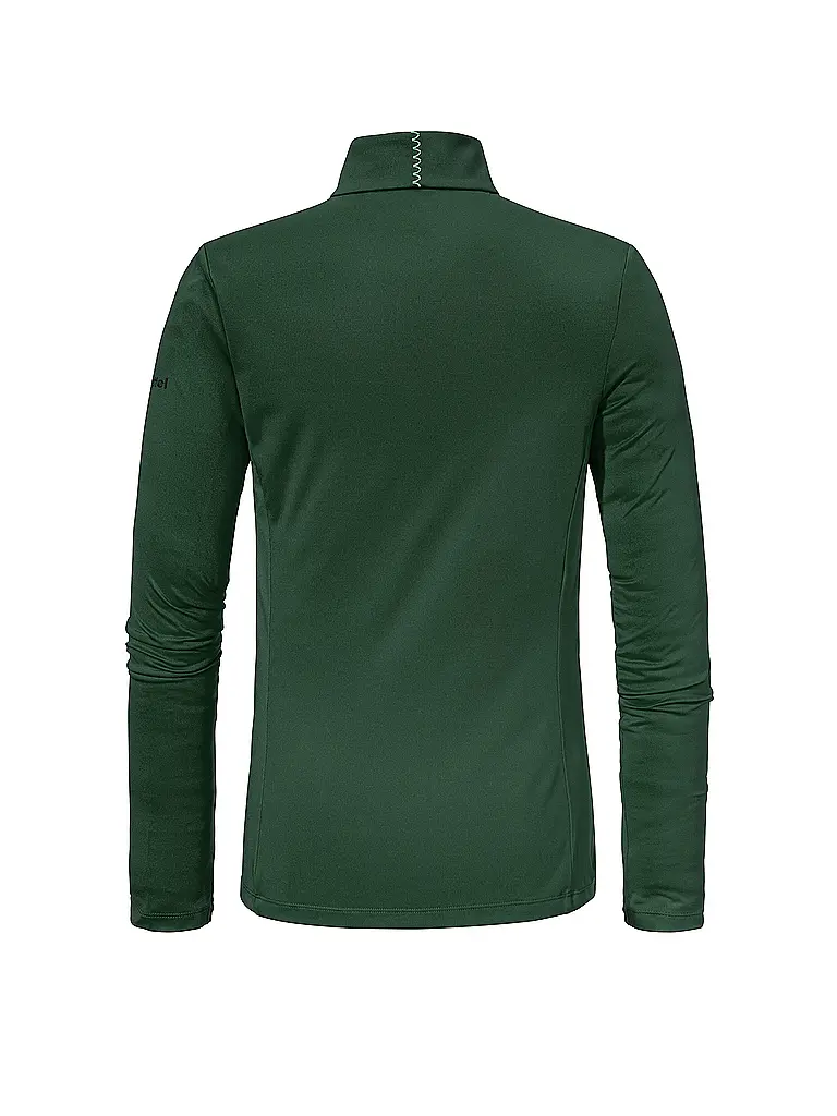 SCHÖFFEL | Damen Unterzieh Zipshirt Style Pine | dunkelgrün