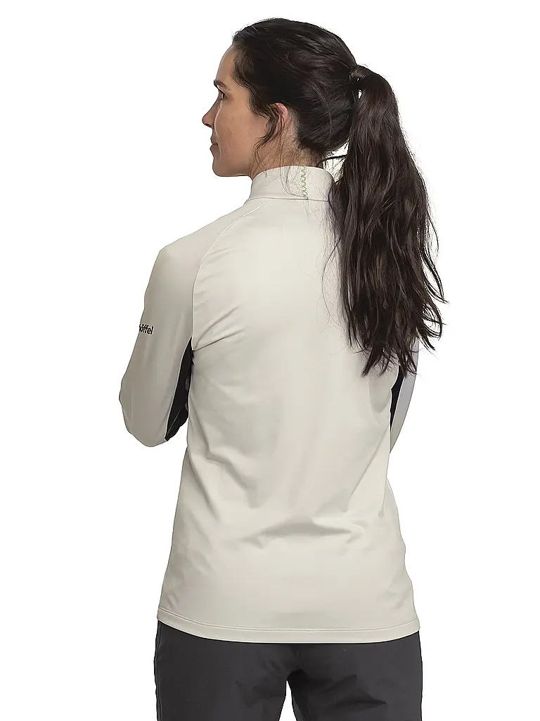 SCHÖFFEL | Damen Unterzieh Zipshirt Style Safoon | creme