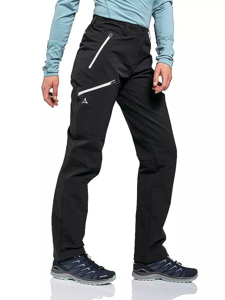 SCHÖFFEL | Damen Wanderhose Ascona Warm L | schwarz