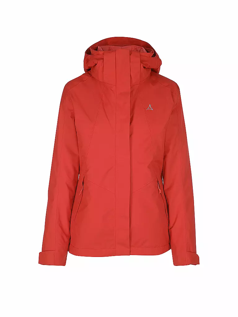 SCHÖFFEL | Damen Winterjacke Melosee L 3in1 | rot