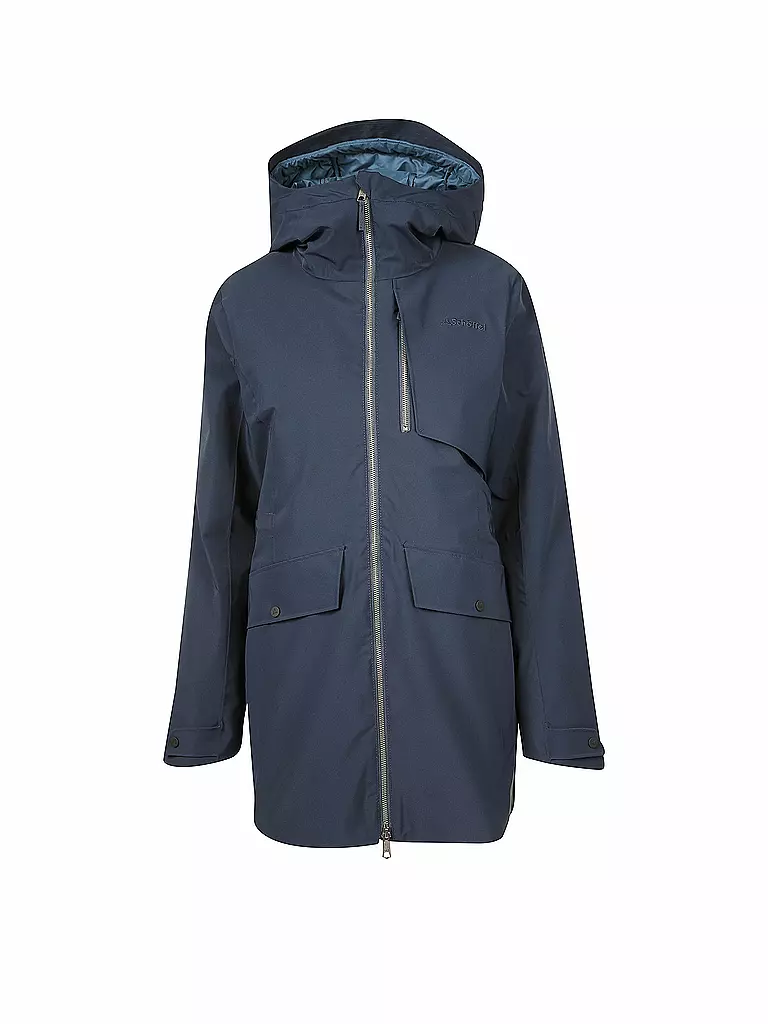 SCHÖFFEL | Damen Winterparka Moskau 3in1 | blau