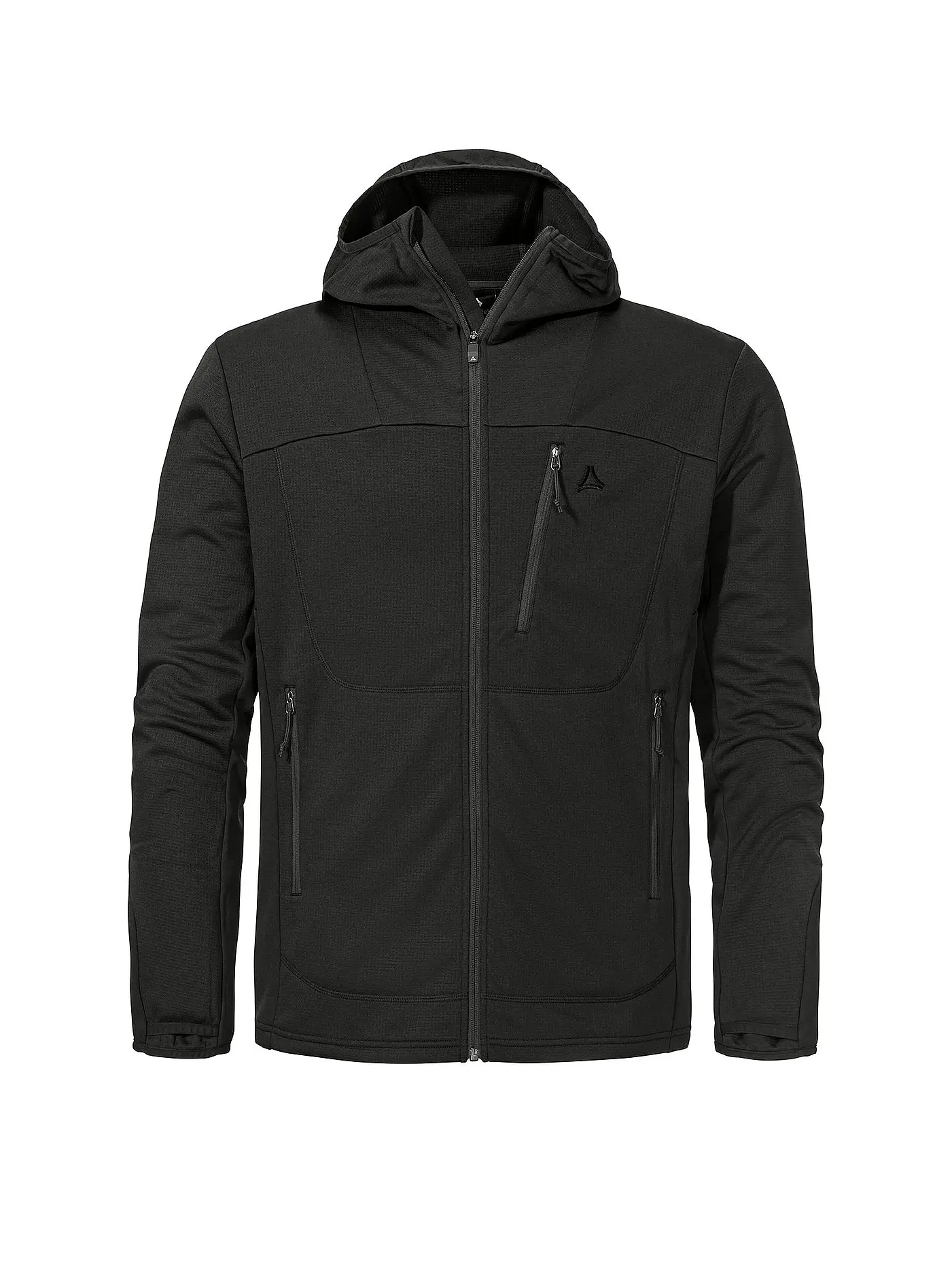 SCHÖFFEL | Herren Fleecejacke Milagle Hoodie | schwarz