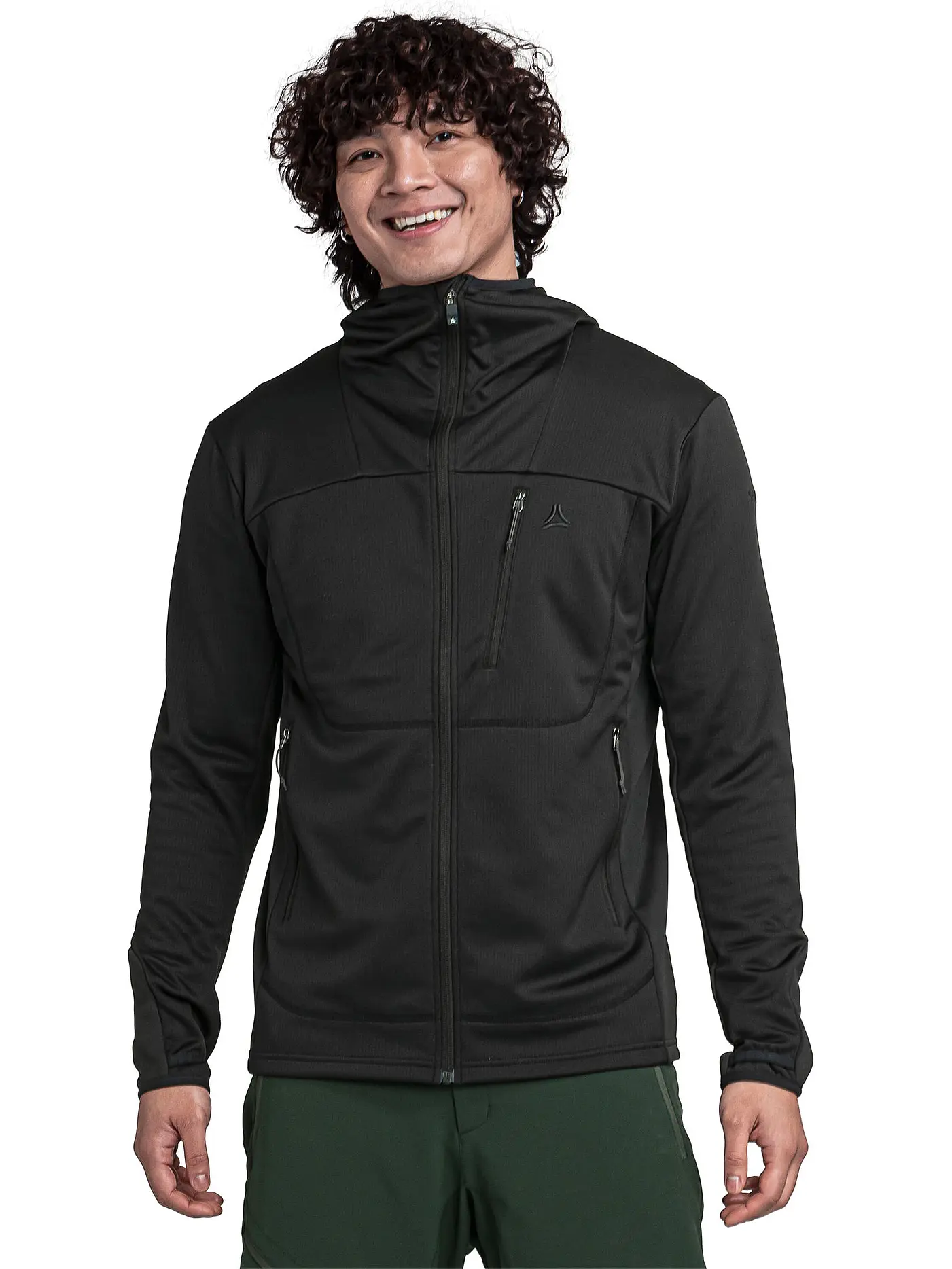 SCHÖFFEL | Herren Fleecejacke Milagle Hoodie | schwarz