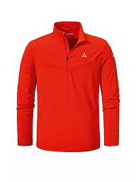 SCHÖFFEL | Herren Unterzie Zipshirt Fiss M | koralle