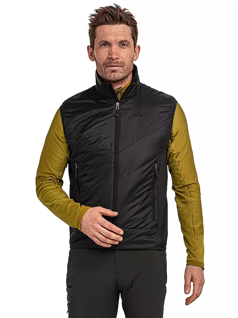 SCHÖFFEL | Herren Hybridweste Cascata | schwarz