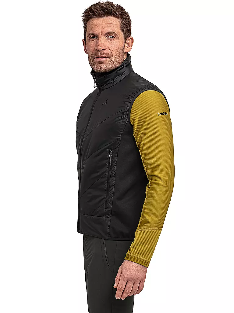SCHÖFFEL | Herren Hybridweste Cascata | schwarz